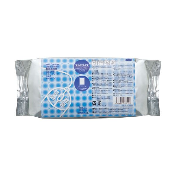 (まとめ）TANOSEE OAクリーナーウェットティッシュ 詰替用 1セット(2000枚:100枚×20個)〔×3セット〕〔代引不可〕の通販は