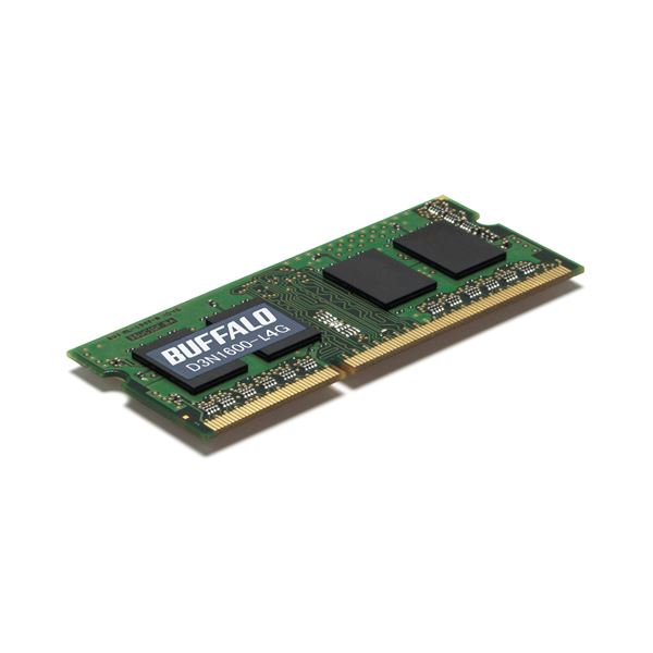 (まとめ）バッファロー 法人向け PC3L-12800 DDR3 1600MHz 204Pin SDRAM S.O.DIMM 4GB MV-D3N1600-L4G 1枚〔×3セット〕〔代引不可〕の通販は