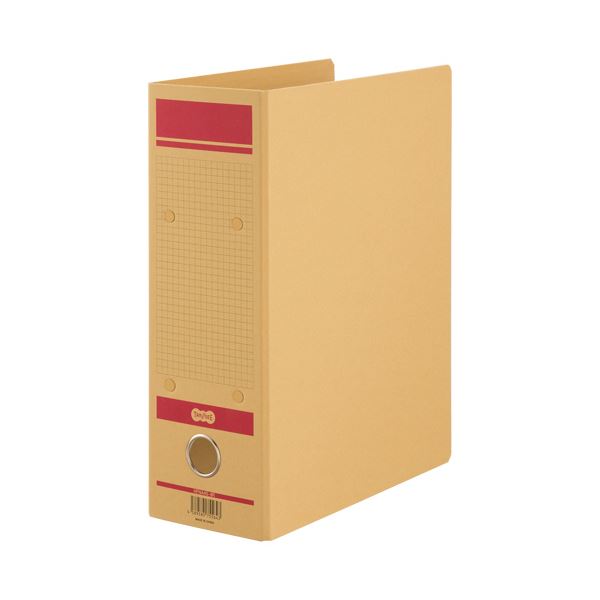 (まとめ）TANOSEE保存用ファイルN(片開き) A4タテ 800枚収容 80mmとじ 赤 1セット(24冊)〔×3セット〕〔代引不可〕の通販は