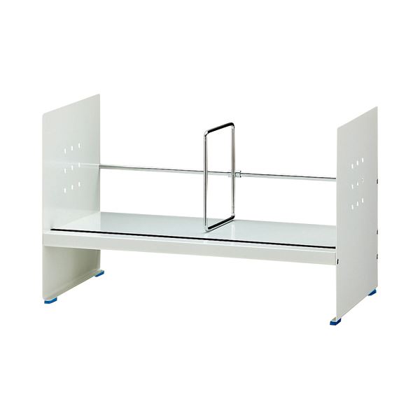 (まとめ）トヨダプロダクツ ブックスタンド ハイタイプ W450mm ホワイト BSST-045H 1台〔×3セット〕〔代引不可〕