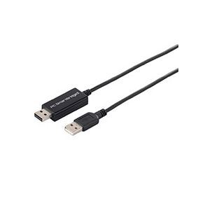 (まとめ) バッファロー パソコン自動切替器 マウス／キーボード 1.5m BSKM203 1本 〔×5セット〕〔代引不可〕の通販は