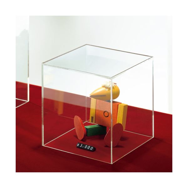 (まとめ) クルーズ アクリルボックス5面体 クリア 30cm角 AB-300 1個 〔×5セット〕〔代引不可〕の通販は