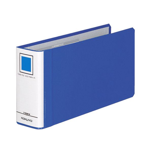 (まとめ) コクヨ チューブファイル(エコツインR)B4 1/3ヨコ 500枚収容 50mmとじ 背幅65mm 青 フ-RT6519B 1セット(4冊) 〔×5セット〕〔代引不可〕の通販は 24,608円