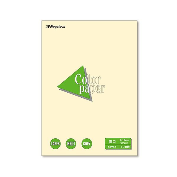 (まとめ) 長門屋商店 Color Paper A3 厚口 レモン ナ-1302 1冊（100枚） 〔×10セット〕〔代引不可〕の通販は 20,559円
