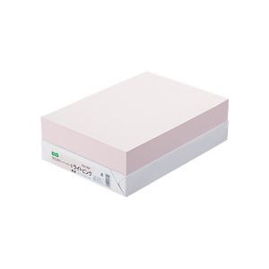 (まとめ) TANOSEE αエコカラーペーパーII A4 ライトピンク 1冊（500枚） 〔×10セット〕〔代引不可〕の通販はその他パソコン・PC周辺機器