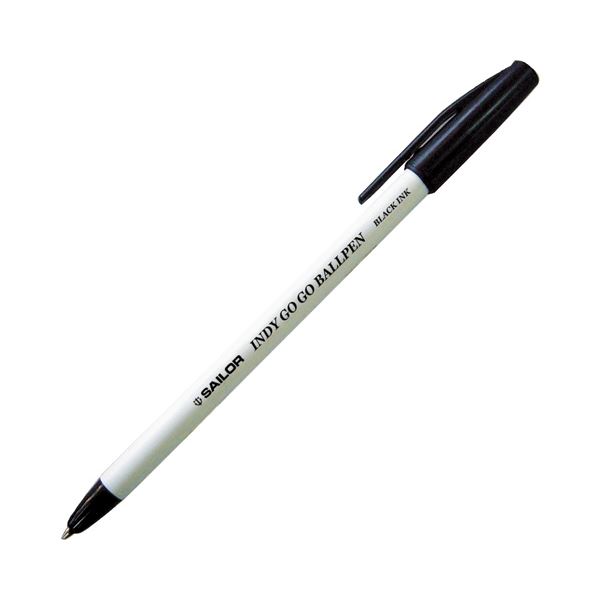 (まとめ) セーラー万年筆 油性 インディGOGOボールペン 0.7mm 黒 業務用パック 52-1151-000 1セット(100本：10本×10箱) 〔×10セット〕〔代引不可〕