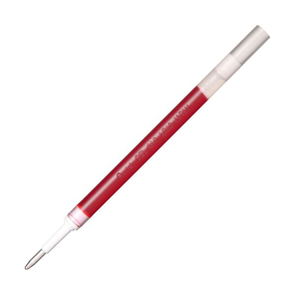 (まとめ) ぺんてる ゲルインクボールペン替芯1.0mm砲弾チップ 赤 エナージェルシリーズ用 XLR10-B 1セット（10本） 〔×10セット〕〔代引不可〕の通販は