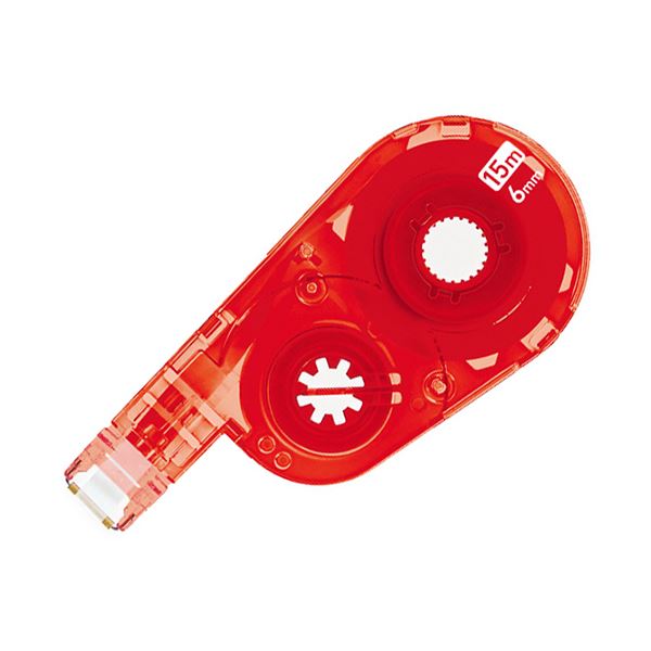 (まとめ) プラス 修正テープホワイパースイッチ交換テープ 6mm レッド WH-1516R-10P 1パック（10個） 〔×10セット〕〔代引不可〕の通販は