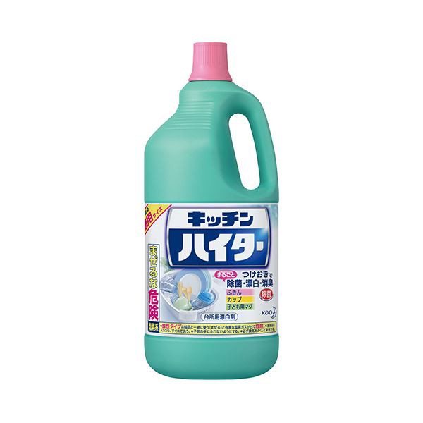 (まとめ) 花王 キッチンハイター 特大 2500ml 1本 〔×10セット〕〔代引不可〕