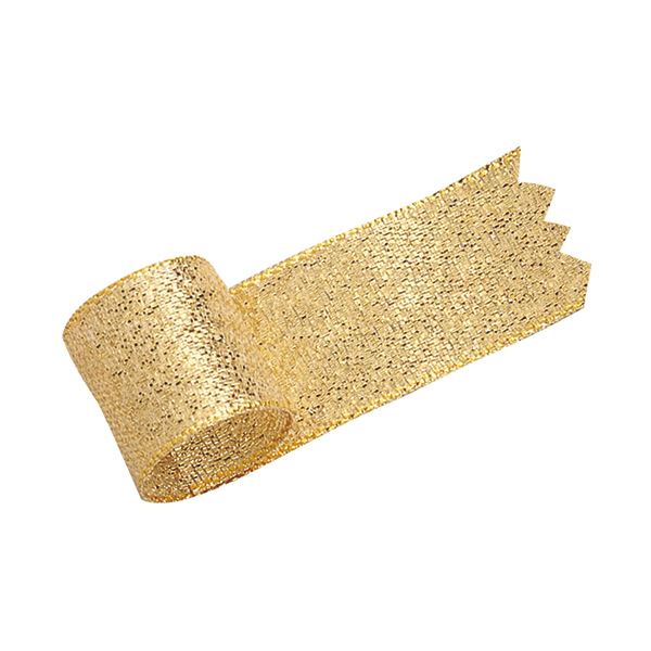 (まとめ) タカ印 グランドメタルリボン 18mm×20m 金 50-7400 1巻 〔×10セット〕〔代引不可〕の通販は 9,857円