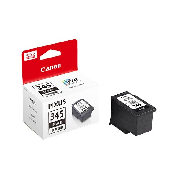 (まとめ) キヤノン FINEカートリッジBC-345 ブラック 2159C001 1個 〔×10セット〕〔代引不可〕の通販は 36,510円