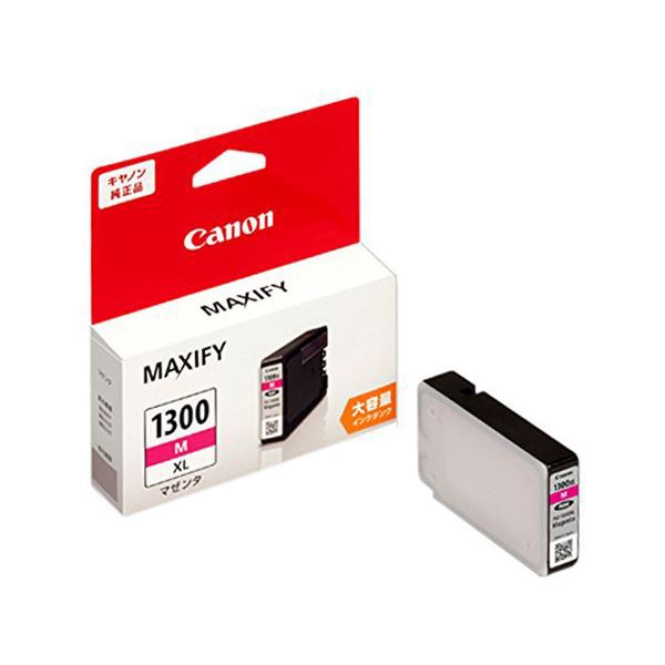 (まとめ) キヤノン インクタンクPGI-1300XLM マゼンタ(大容量) 9191B001 1個 〔×10セット〕〔代引不可〕の通販はその他プリンター・インク