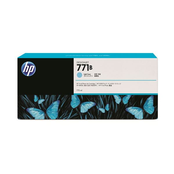 (まとめ) HP771B インクカートリッジ ライトシアン 775ml 顔料系 B6Y04A 1個 〔×10セット〕〔代引不可〕の通販は