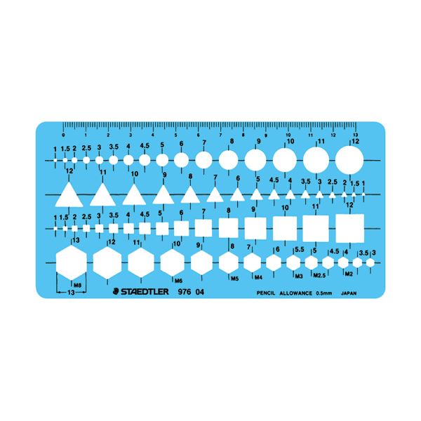 (まとめ) ステッドラー テンプレート 組合せ定規 エッジ付 976 04 1枚 〔×10セット〕〔代引不可〕の通販は 15,930円