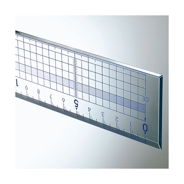 (まとめ) コクヨ カッター定規 30cmCL-RC30 1個 〔×10セット〕〔代引不可〕の通販は