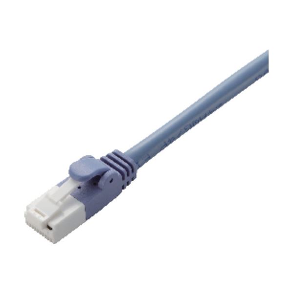 (まとめ) エレコム 爪折れ防止 CAT5E対応LANケーブル ブルー 10m LD-CTT/BU100 1本 〔×10セット〕〔代引不可〕