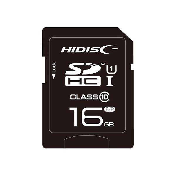 (まとめ) ハイディスク SDHCカード 16GBclass10 UHS-I対応 HDSDH16GCL10UIJP3 1枚 〔×10セット〕〔代引不可〕