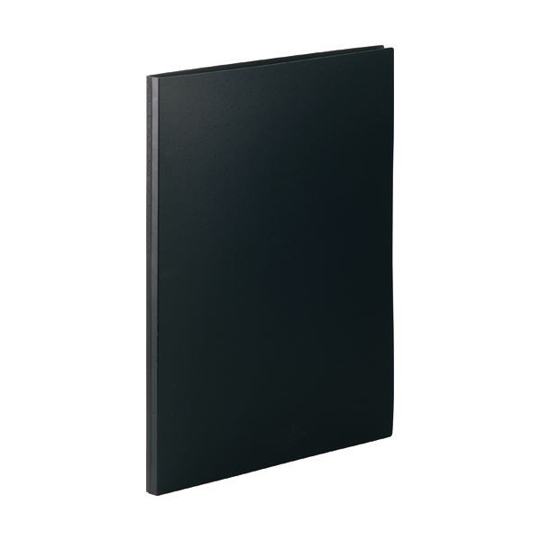 アクアドロップス クリヤーブック クリアブック〔ポケット交換タイプ〕 B4-S 36穴 15ポケット 黒 〔×10セット〕〔代引不可〕の通販は