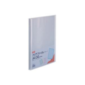 (まとめ) TANOSEEPPクリヤーファイル(差替式) A4タテ 30穴 25ポケット ダークグレー 1冊 〔×10セット〕 まとめ）TANOSEE PPクリヤーファイル（差替式）A4タテ 30穴 35ポ
