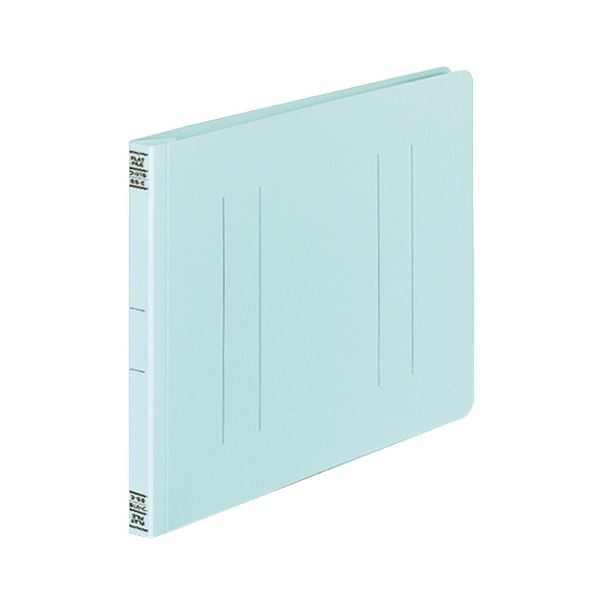 (まとめ) コクヨ フラットファイルV(樹脂製とじ具) B5ヨコ 150枚収容 背幅18mm 青 フ-V16B 1パック(10冊) 〔×10セット〕〔代引不可〕の通販は