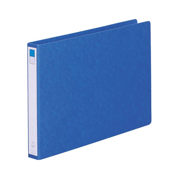 (まとめ) リヒトラブ リングファイル(ツイストリング) B4ヨコ 2穴 200枚収容 背幅35mm 藍 F-834UN-5 1冊 〔×10セット〕〔代引不可〕の通販はクリアケース・クリアファイル