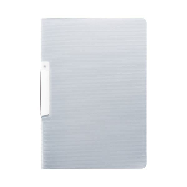 (まとめ) TANOSEE スライドクリップファイルA4タテ 白 1セット(20冊) 〔×10セット〕〔代引不可〕の通販は