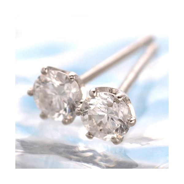 Pt900 計0.2ct一粒ダイヤモンドピアス（プラチナ）24820〔代引不可〕の通販は