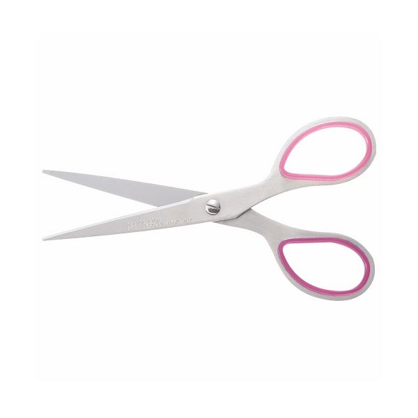 (まとめ) ライオン事務器 ステンレスはさみ刃渡り73mm ピンク PH-155K 1本 〔×10セット〕〔代引不可〕の通販は