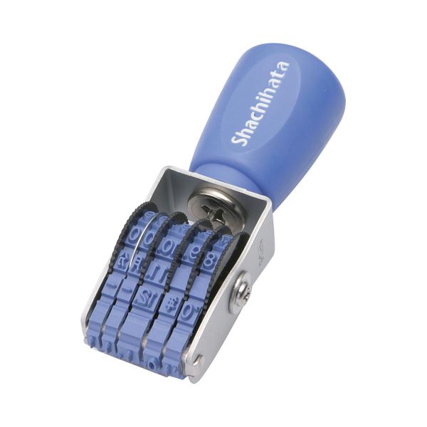 (まとめ) シヤチハタ 回転ゴム印 エルゴグリップ 欧文日付 5号 ゴシック体 NFD-5G 1個 〔×10セット〕〔代引不可〕の通販は