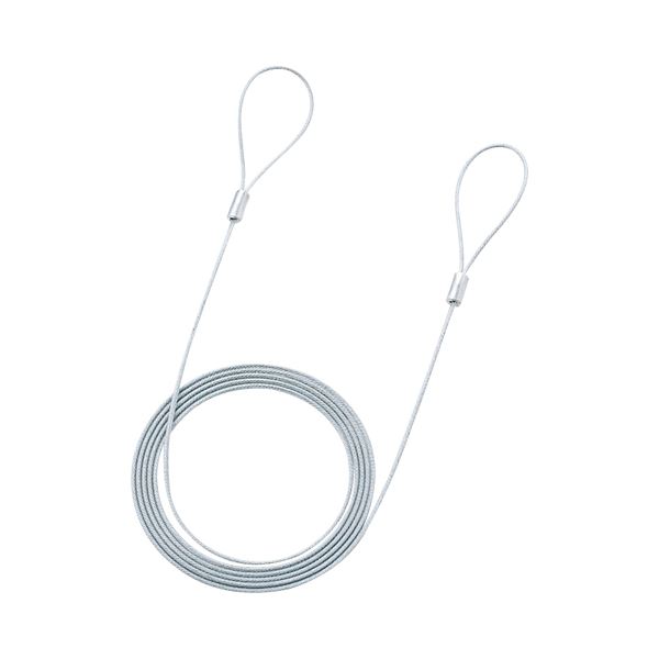 (まとめ) サンワサプライ eセキュリティ ワイヤー2.2mm×2.0m SLE-11W-2 1本 〔×30セット〕〔代引不可〕の通販は 16,710円