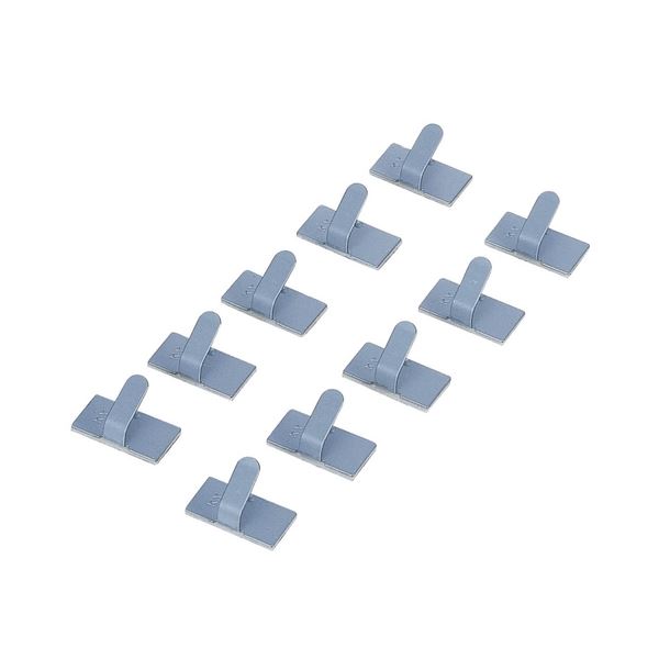 (まとめ) エレコム ケーブル結束フック10×20mm LD-US10 1パック(10個) 〔×30セット〕〔代引不可〕の通販は