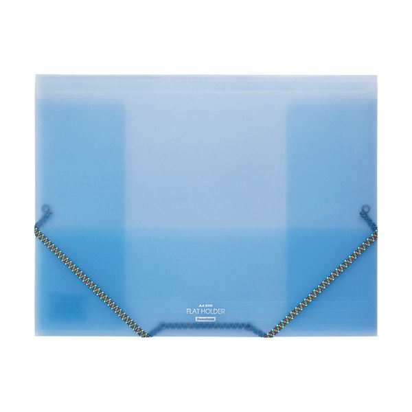 (まとめ) ビュートン フラットホルダー A4 50枚収容 背幅5〜32mm ブルー NFH-A4-CB 1冊 〔×30セット〕〔代引不可〕