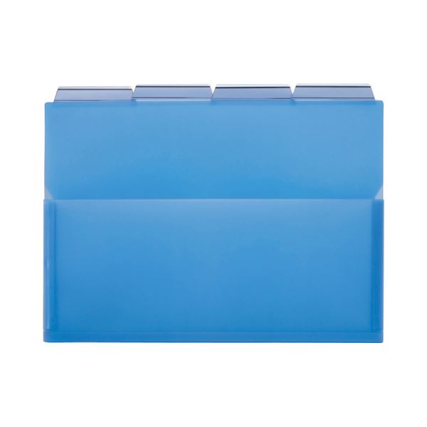 (まとめ) ライオン事務器PPポケットホルダー(エール) A4 ブルー マチ付 PH-42A-B 1パック(4冊) 〔×30セット〕〔代引不可〕の通販は