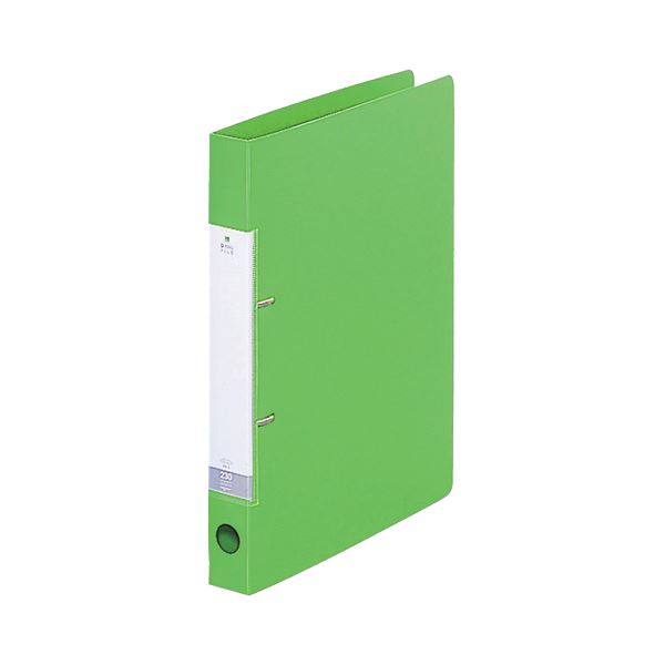 (まとめ) リヒトラブ リクエスト D型リングファイル A4タテ 2穴 230枚収容 背幅34mm 黄緑 G2220-6 1冊 〔×30セット〕〔代引不可〕の通販は