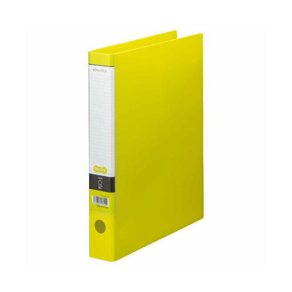 TANOSEE DリングファイルA4タテ 2穴 280枚収容 背幅45mm ピンク 1冊 〔×20セット〕 TANOSEE Ｄリングファイル Ａ４タテ ２穴 ２８０枚収容 ２８ｍｍとじ