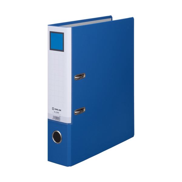 (まとめ) キングジム レバー式アーチファイルA4タテ 2穴 500枚収容 背幅70mm 青 3595アオ 1冊 〔×30セット〕〔代引不可〕の通販は 23,969円