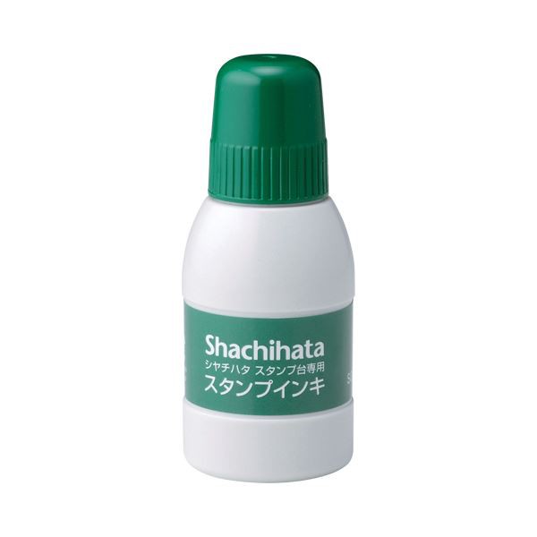 (まとめ) シヤチハタ スタンプ台専用補充インキ 40ml 緑 SGN-40-G 1個 〔×30セット〕〔代引不可〕