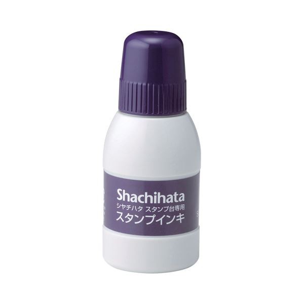 (まとめ) シヤチハタ スタンプ台専用補充インキ 40ml 紫 SGN-40-V 1個 〔×30セット〕〔代引不可〕