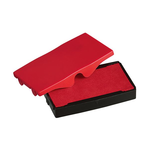 (まとめ) シャイニー スタンプ内蔵型角型印S-853専用パッド 赤 S-853-7R 1個 〔×50セット〕〔代引不可〕の通販は 26,440円