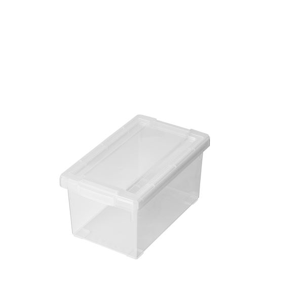 (まとめ) フタ付き 収納ボックス/プラスチックケース 〔CD〕 仕切り板付き 『いれと庫 ライト』 〔×18個セット〕〔代引不可〕の通販は 17,360円