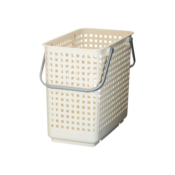 (まとめ) ランドリーバスケット/洗濯かご 〔L ホワイト〕 スタッキング可 SCB-12 『スカンジナビアスタイル』 〔10個セット〕〔代引不可〕の通販は 19,560円