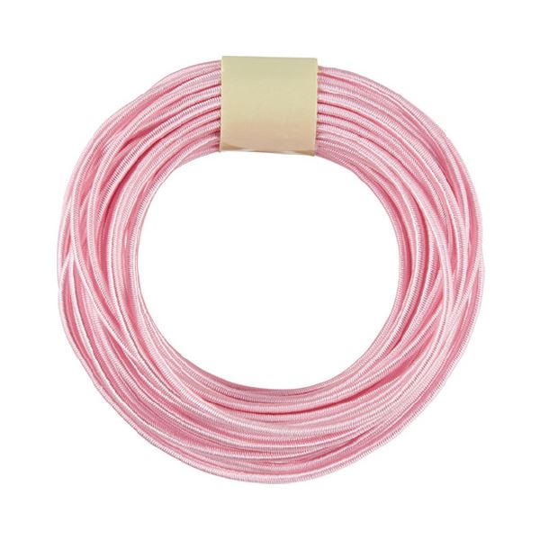 （まとめ）カラーゴム（10m巻） 桃〔×5セット〕〔代引不可〕の通販は