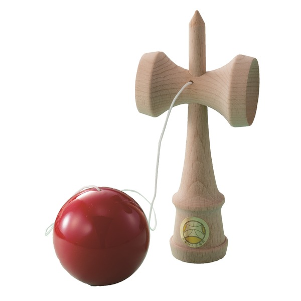 日本けん玉協会認定 昔なつかしけん玉 赤〔代引不可〕の通販は