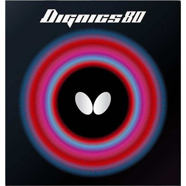 Butterfly（バタフライ） ハイテンション裏ラバー DIGNICS 80 ディグニクス80 レッド 厚〔代引不可〕