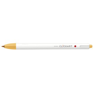 （まとめ） ゼブラ ノック式水性カラーペン クリッカート マリーゴールド 0.6mm 〔×50セット〕〔代引不可〕の通販は