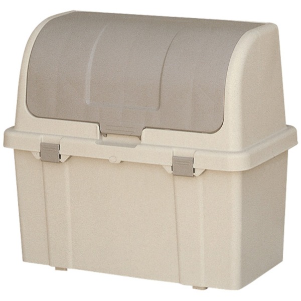 ダストボックス ストッカー 幅86.5cm 220L グレー 屋外用 仕切りなし仕様 ふた付き 庭 勝手口 ガレージ 室外 屋外 収納庫 保管庫〔代引不可〕の通販は