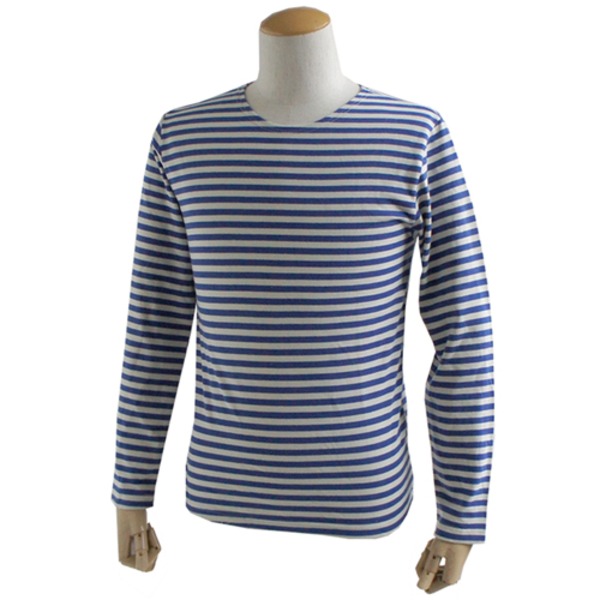 ロシア軍放出ボーダー長袖未使用デットストック ブルー S〔代引不可〕の通販は 8,509円