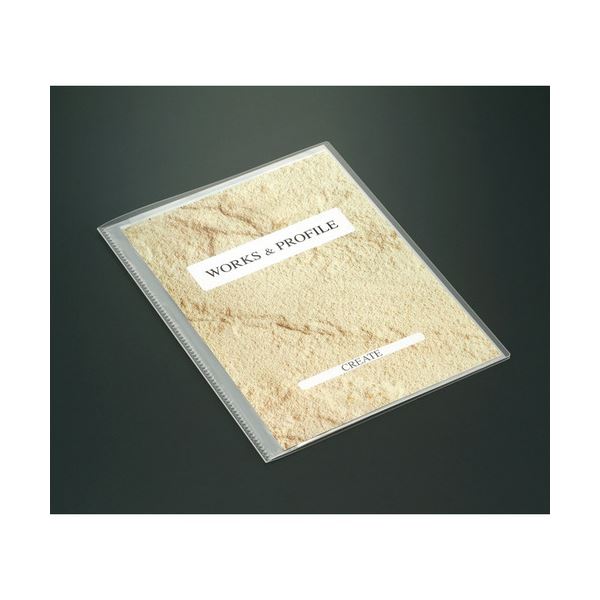 コクヨ クリヤーブック（ideamix）固定式・サイドスロー B4タテ 10ポケット 背幅3mm ラ-DEAS14 1セット（10冊）〔代引不可〕