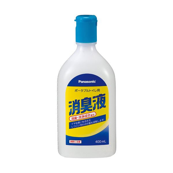 パナソニック エイジフリーポータブルトイレ用消臭液 無色タイプ 400ml/本 VALTBN5M 1セット（12本）〔代引不可〕