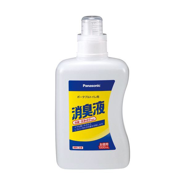 パナソニック エイジフリーポータブルトイレ用消臭液 無色タイプ 1000ml/本 VALTBL1LM 1セット（6本）〔代引不可〕